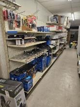 60' Section of Shelving Units (NO CONTENTS)