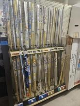 Shelf Lot of Carpet Metals/Thresholds