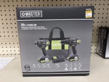 NEW Master Mechanic 20V Drill + Impact Driver Kit