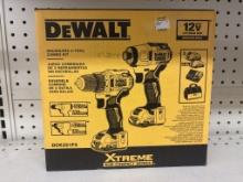 NEW DEWALT XTREME 12V MAX* Cordless Drill Kit