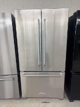 NEW Kitchenaid Double Door SS Refrigerator/Freezer