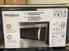 NEW Whirlpool 1.7cf SS Microwave Hood Combination