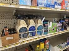 Shelf Lot of Cleaning Supplies