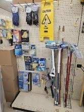 Shelf Lot of Cleaning Supplies