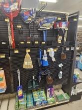 Shelf Lot of Cleaning Supplies