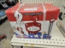 NEW American Power Pull 2 Ton Chain Hoist