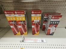 Shelf Lot of New First Alert Fire Extinguishers