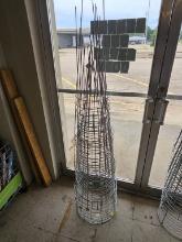 Stack of New Tomato Plant Frames