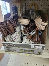 Box Lot of NEW Assorted Extension Cords