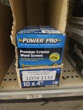 Lot of 3 Boxes of Premium Exterior Screws 1lb