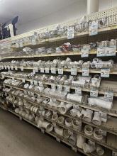 Sections of NEW Assorted Plumbing PVC Fittings