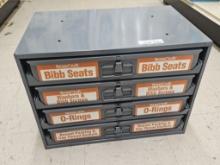 Metal 4 Drawer Box with Parts