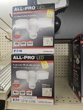 (4)NEW All-Pro LED Revolve Security Floodlight