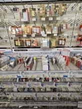 Shelf Lot of Assorted Electrical Supplies/Hardware
