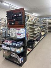 24' Section of Shelving Units (NO CONTENTS)