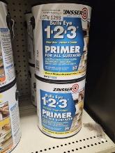 Lot of 4 NEW 1 Gallon Zinsser Bullseye Primer