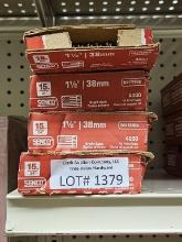 Lot of 4ct NEW 15ga 1 1/2" Finish Nails