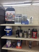 Shelf Lot of NEW Assorted Outdoor Supplies
