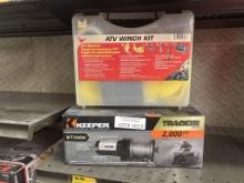 NEW Keeper 2K LB Winch and ATV Winch Kit