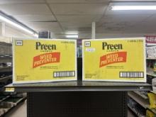 Lot of 2 NEW Cases of Preen Weed Preventer