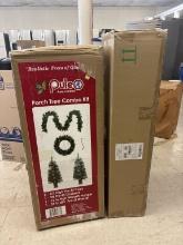 Porch Christmas Tree Combo Kit and Tree