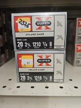 250rds Winchester Super-X 20ga Upland Game