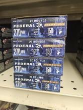 80rds Federal Power-Shok 270Win 150gr JSP