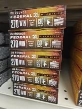 20rds Federal Fusion 270Win 130gr BSP