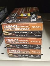 60rds Fiocchi Hyperformance 7mm Rem Mag 139gr