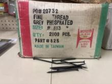 2000ct Box Fine Threaded Screws