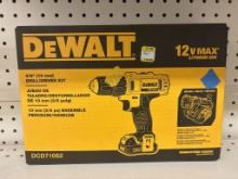 NEW Dewalt 12V MAX* 3/8 in. Drill/Driver Kit