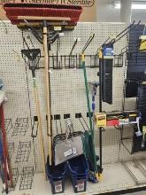 Shelf Lot of Cleaning Supplies