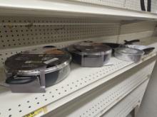 Shelf Lot of New T-Fal and Other Cookware