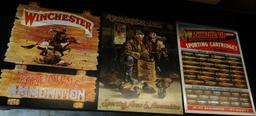 Metal Ammo Tin Advertisements (3 Total)
