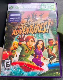 XBOX 360 & Console w/ (4) Games, Controller, Sound Bar