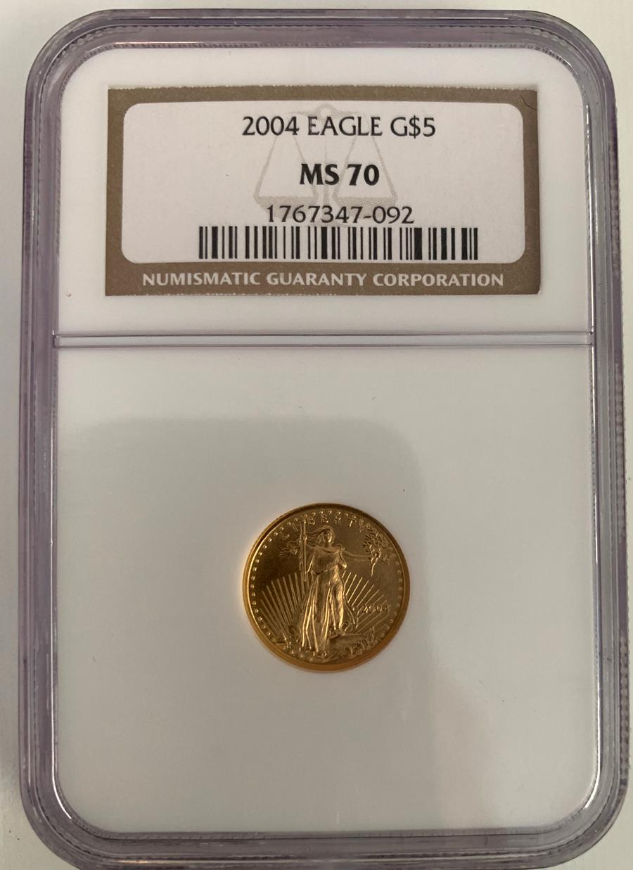2004  $5 Golden Eagle gold piece