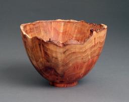 Redwood burl natural edge bowl