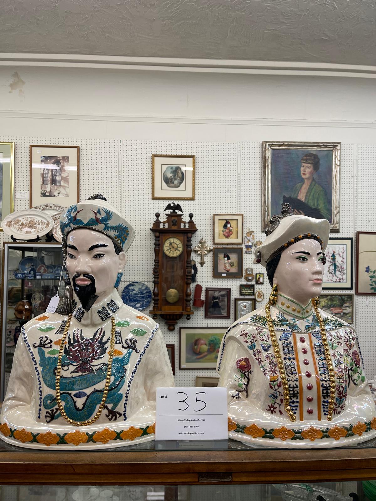 ANW - Asian Man and Woman, ceramic