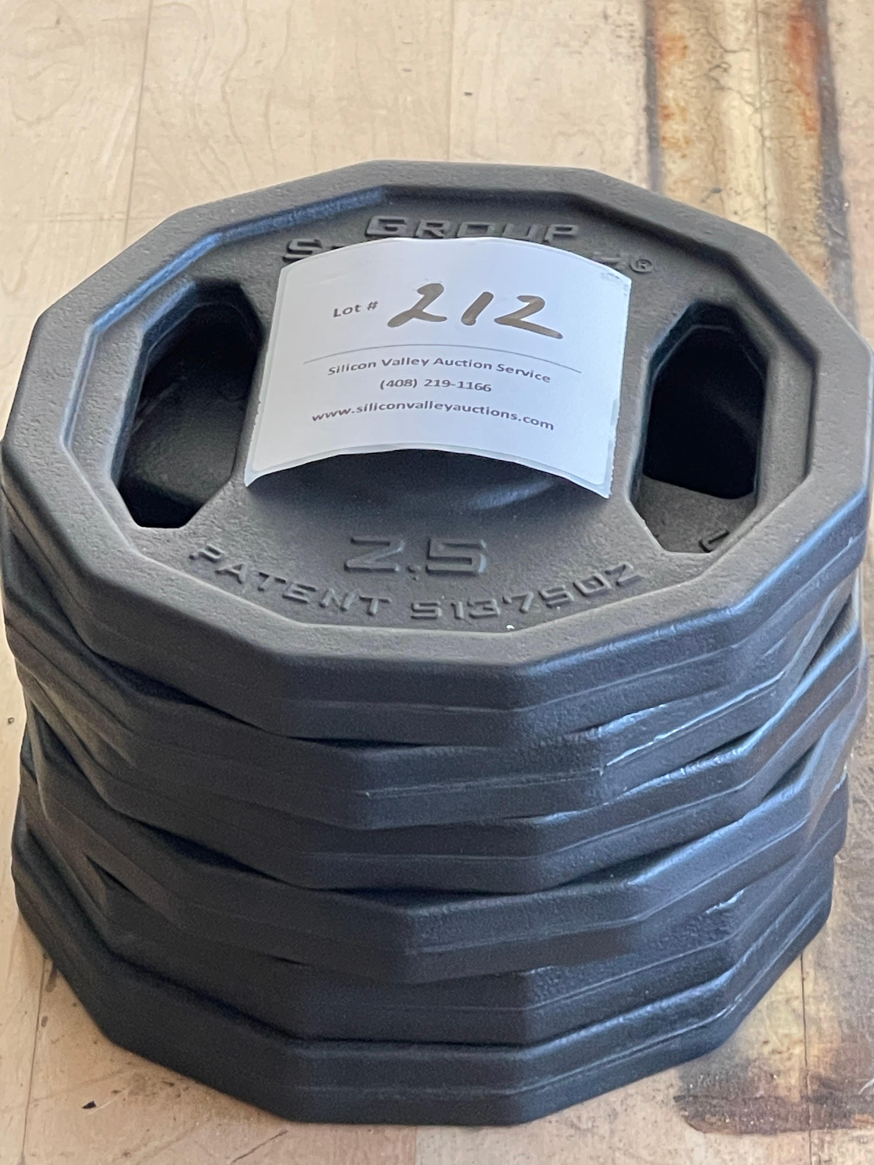 Group Strength free weights - stack of 4