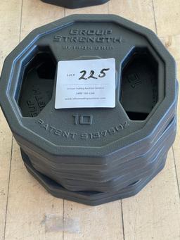 Group Strength free weights - stack of 4