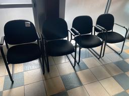 Four reception chairs