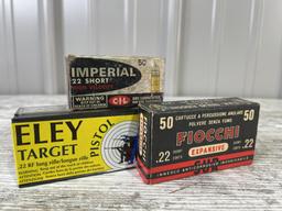 Assorted 22 Short Cartridges