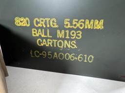 41-Boxes of 20 CRTG 5.56 mm Ball M193 with Metal