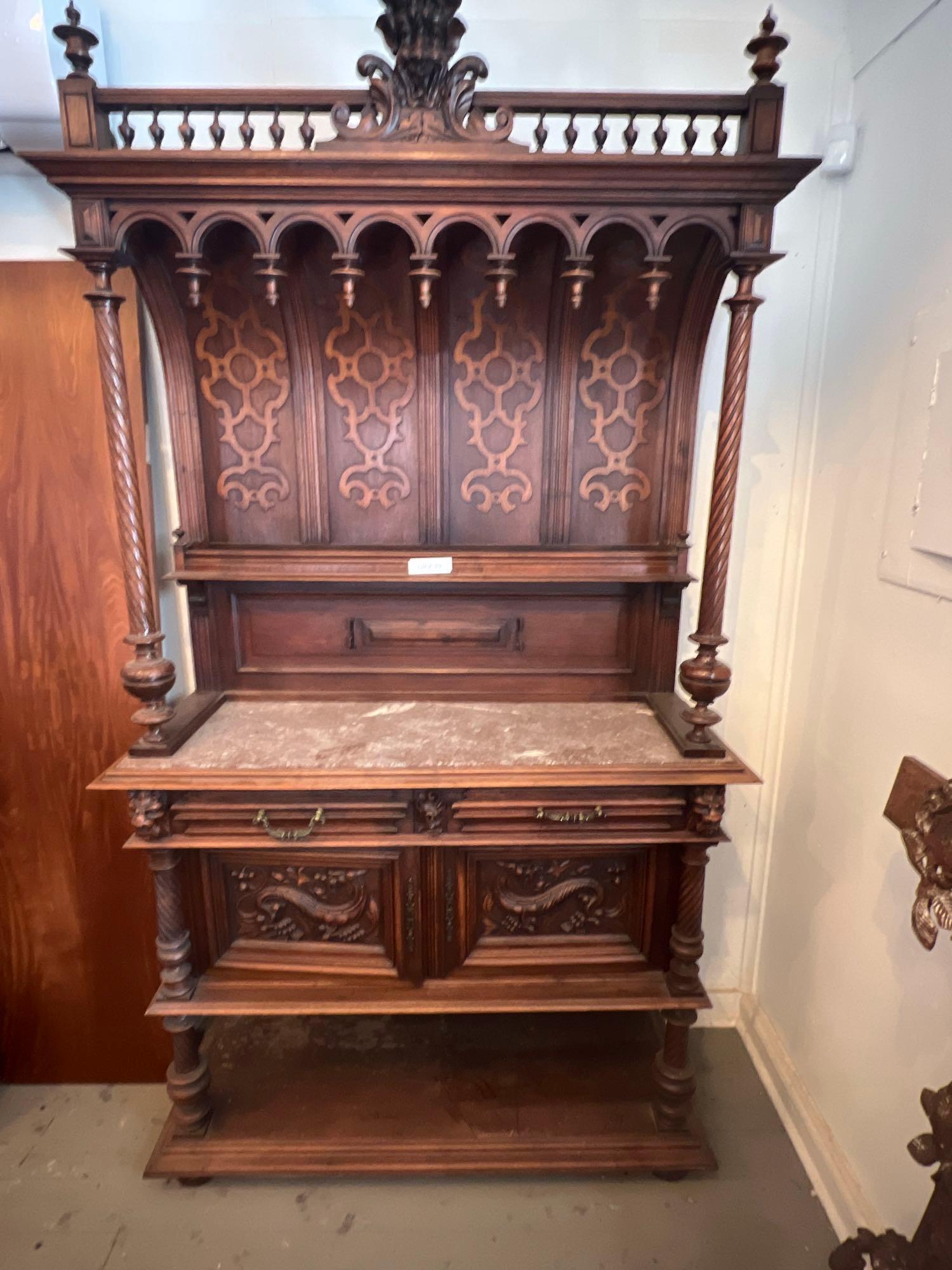 Antique Renaissance Style Vaisselier