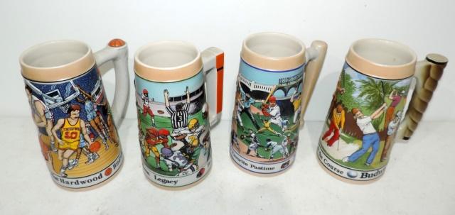 Lot Of 7 Budweiser Mugs