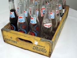 4 Carton Drink Pepsi-Cola Crate With Bottles