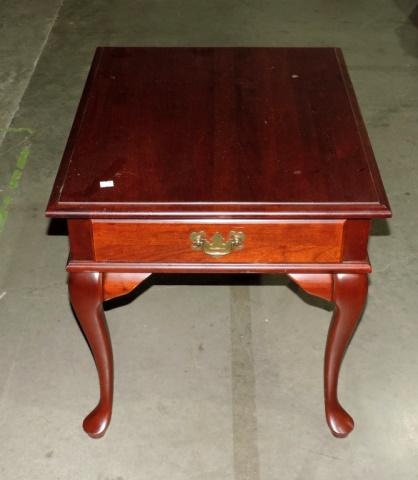 Mahogany 1 Drawer Side Table