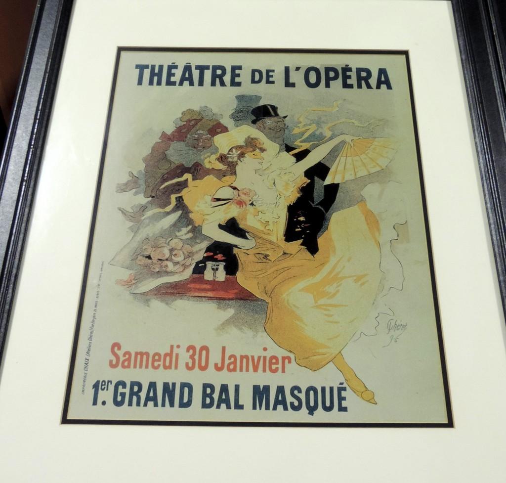 Pair Of Frame Reproduction French Theater Prints