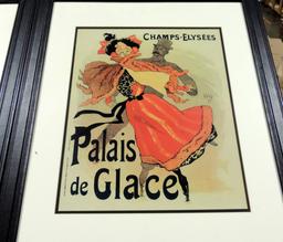 Pair Of Frame Reproduction French Theater Prints