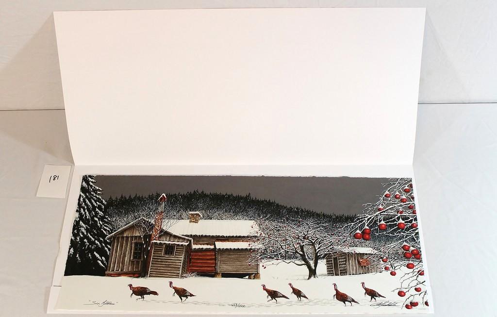 Bob Timberlake 2017 "Sportsman Series"- "New Wildlife" and "Six Gobblers" Giclee